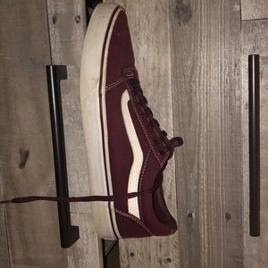 Maroon vans 8.5 men’s with box